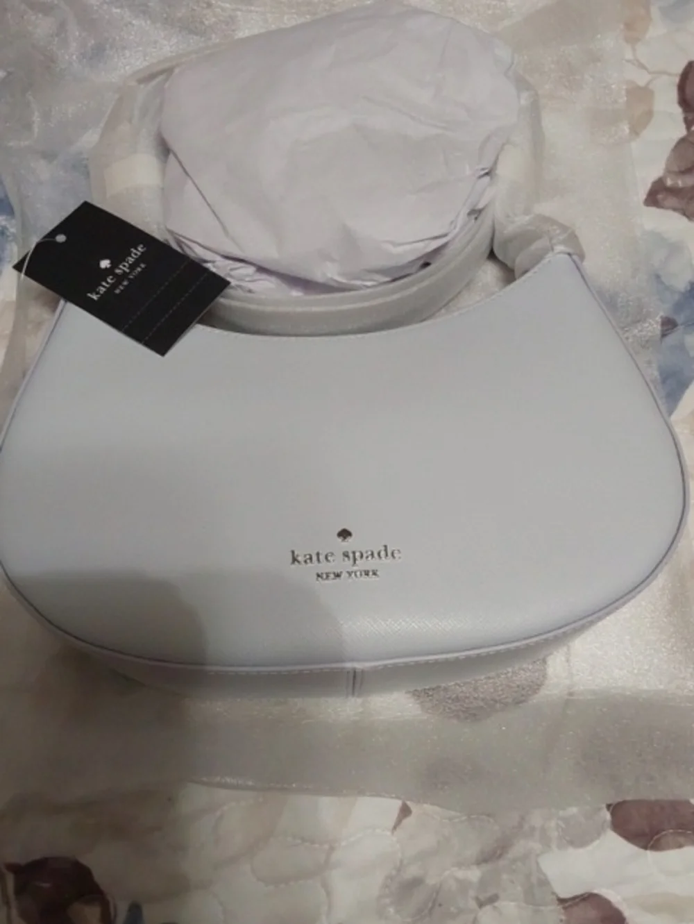 NWT kate Spade  PAIGE Leather Crescent Shoulder Bag